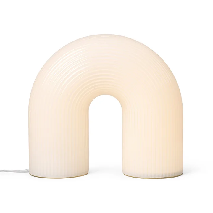 Ferm Living - Vuelta LED Stehleuchte, weiss