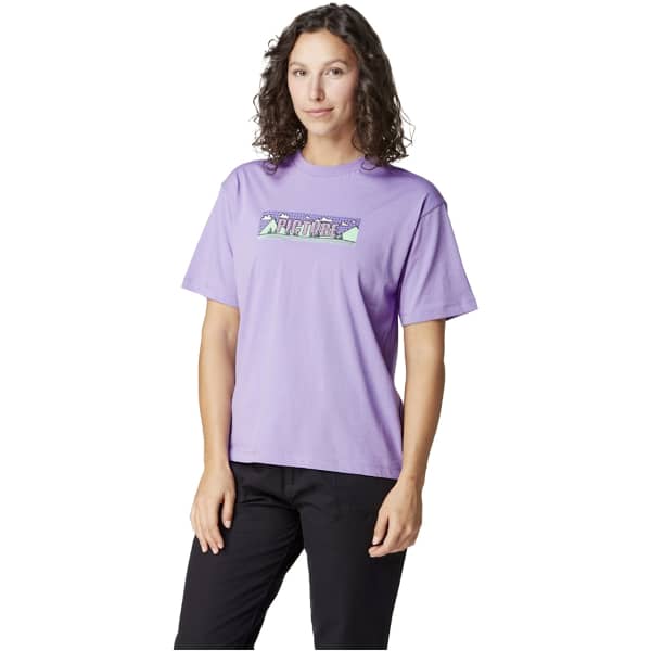 T-shirt PICTURE OMII TEE W PAISLEY PURPLE