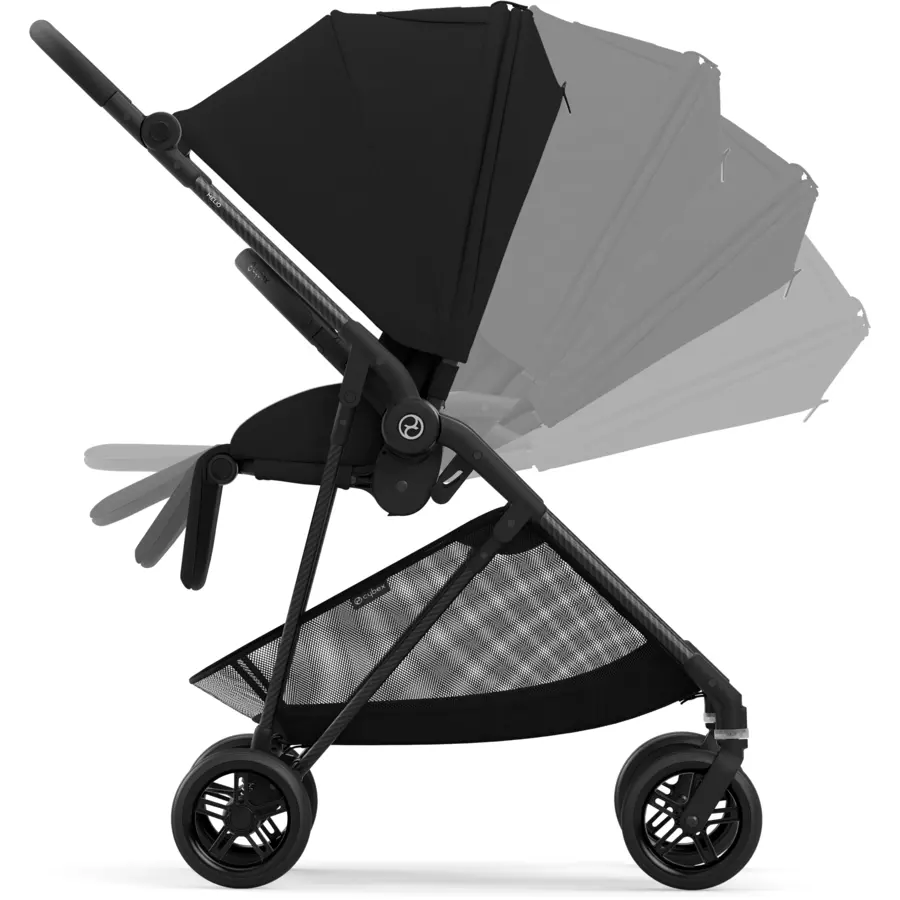 cybex GOLD Kinderwagen Melio Carbon Moon Black