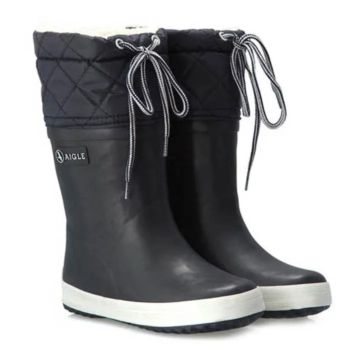 Aigle Bottes Giboulée Fourées | Bleu marine