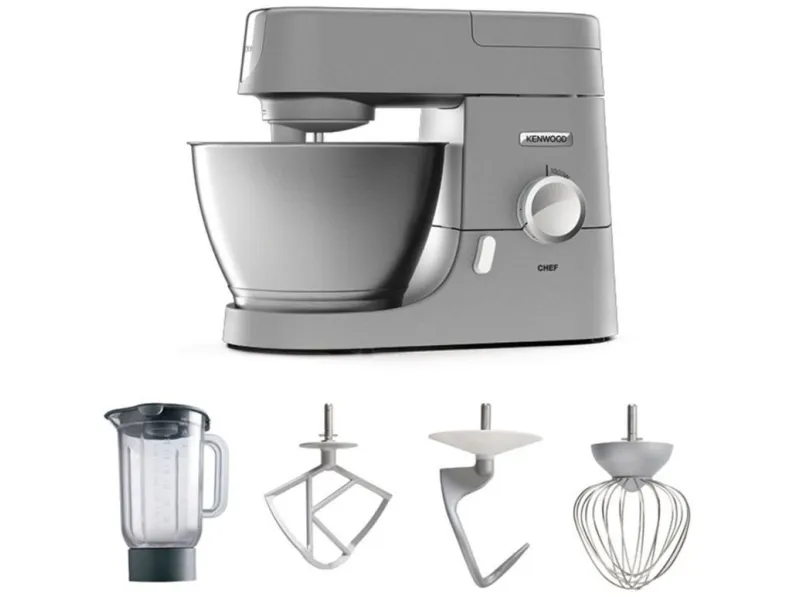 Kenwood Chef KVC3110S - Køkkenmaskine - 1000 W - sølv