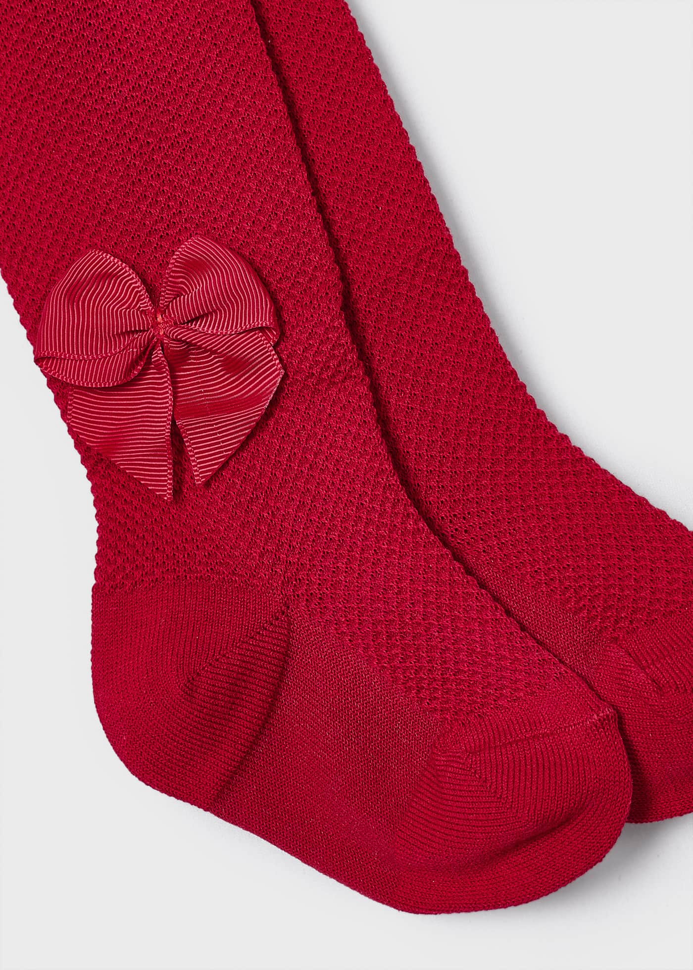 Collant de malha com modelagem tipo bata para meninas