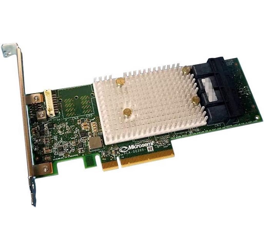 RAID-Controller 16 Port SATA3/SAS3 SmartHBA-2100-16i<br>Microsemi Adaptec SmartHBA 2100-16i12 Gbps PCIe Gen3 SAS/SATA SmartHBA-Adapter mit 16 internen nativen Ports und LP/MD2-Formfaktor