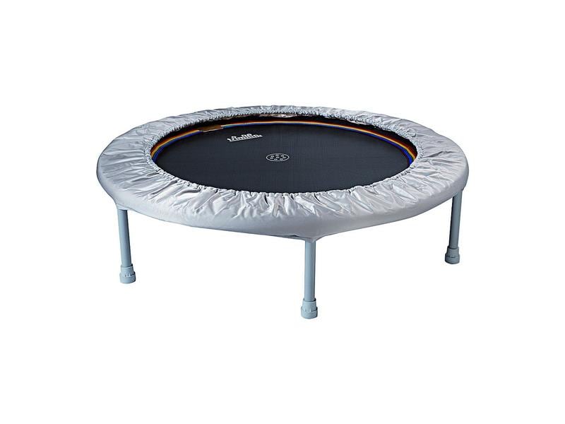 Trimilin Fitnesstrampolin Med Schwarz, Ø 102 cm, bis 110 kg Trampolin Med, schwarz