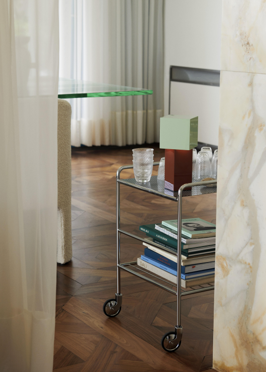 &tradition Pivot ATD7 tafellamp oplaadbaar Rusty Mint