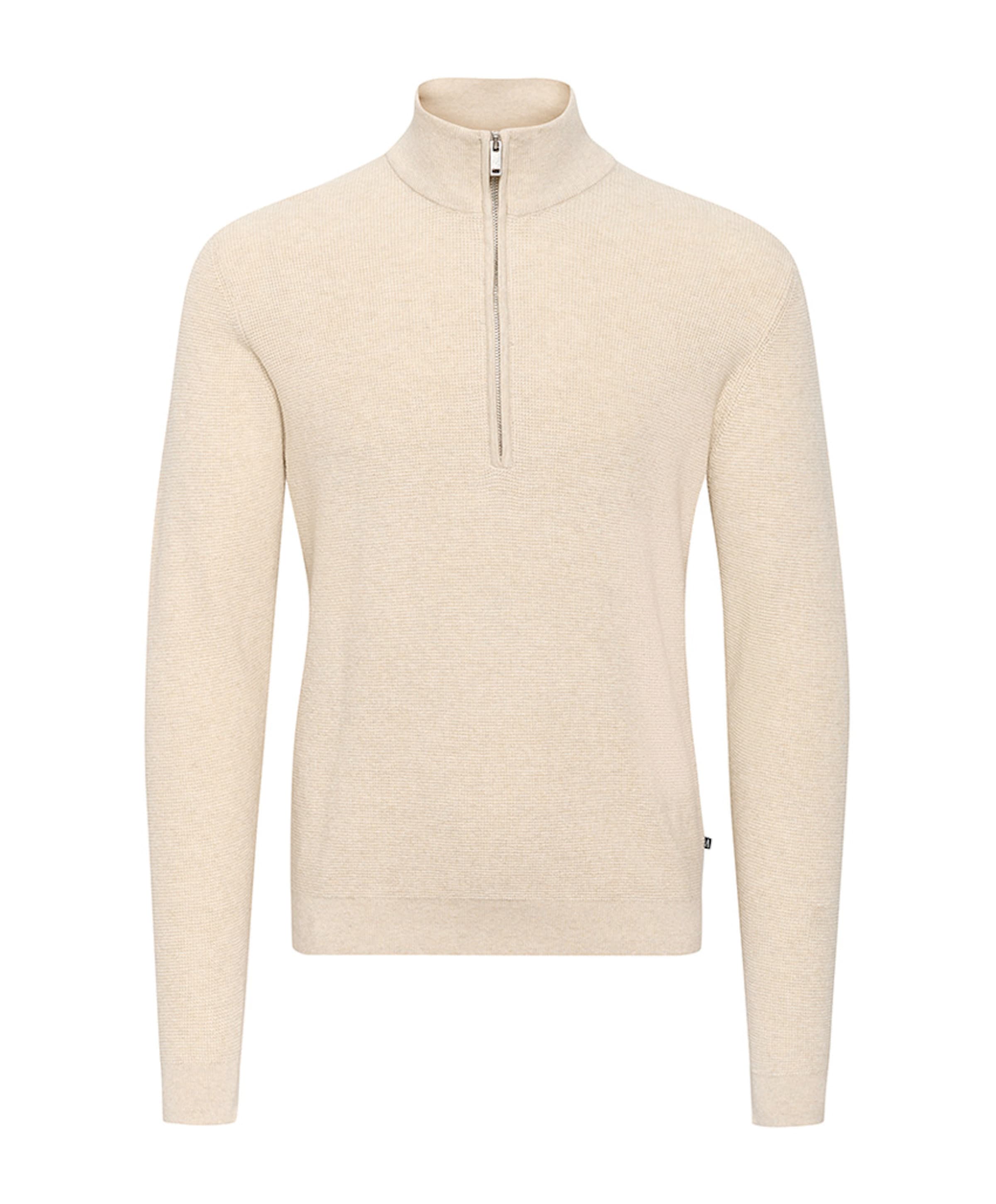 Matinique Trui met rits beige