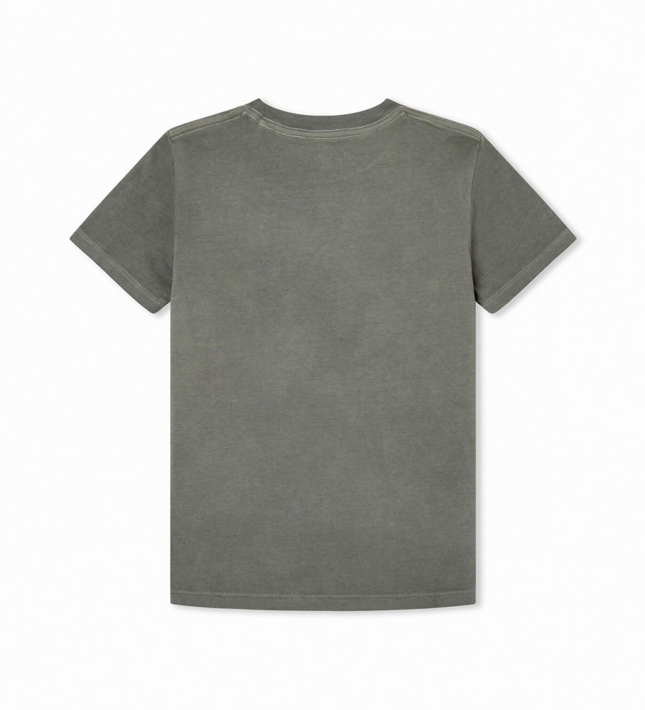 Camiseta Pepe Jeans Verde com Logo Estampado