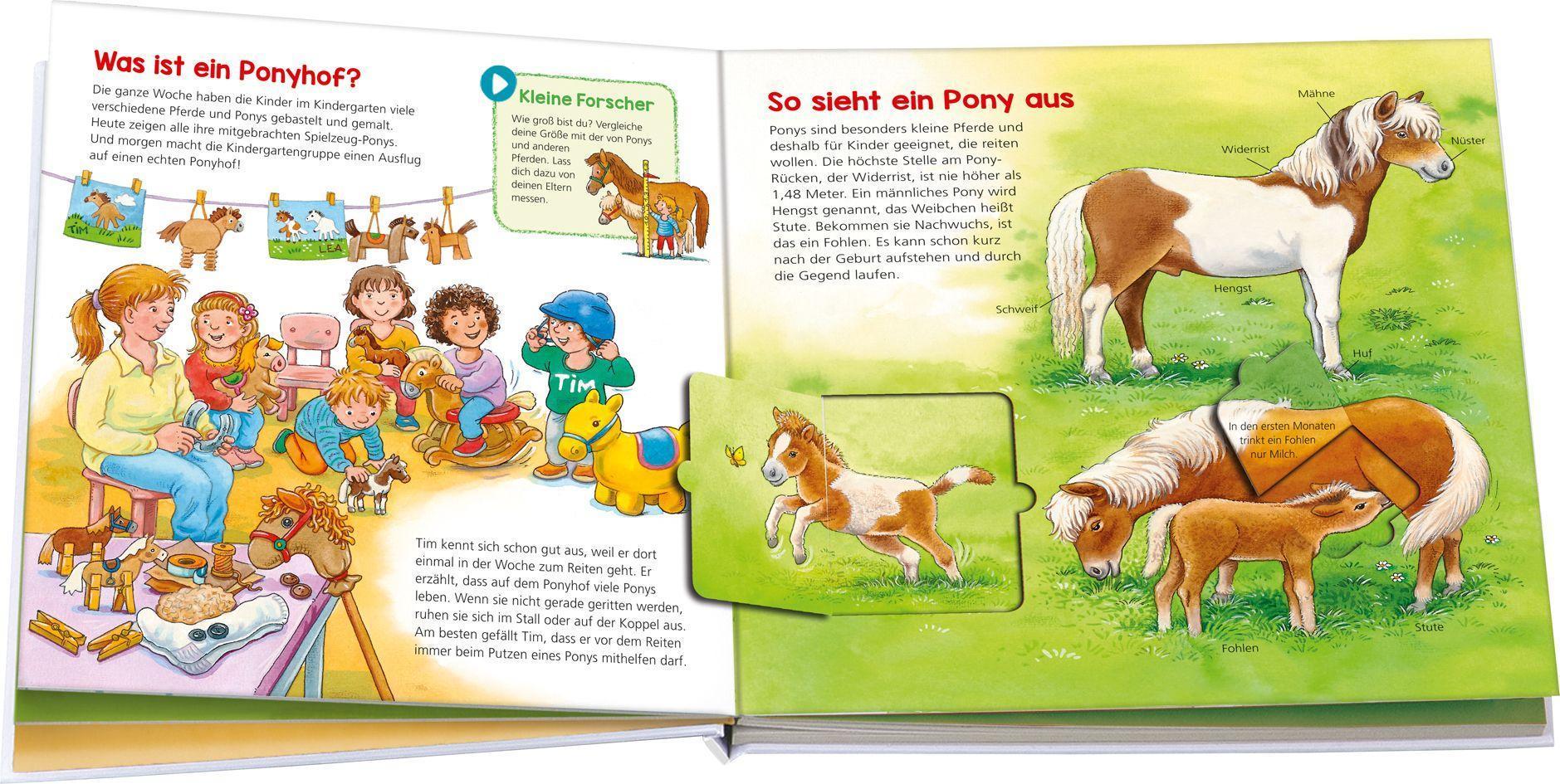 BOOKii - Was ist was Kindergarten - Komm mit auf den Ponyhof!