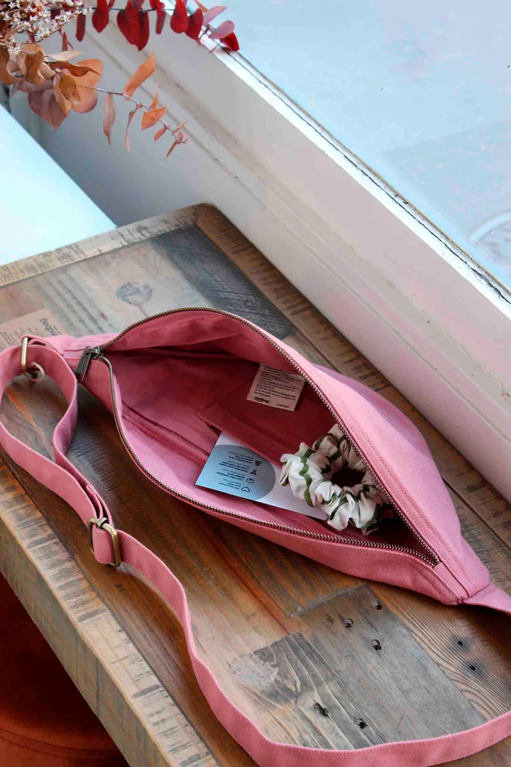 Sac banane L Sasha Rose blush