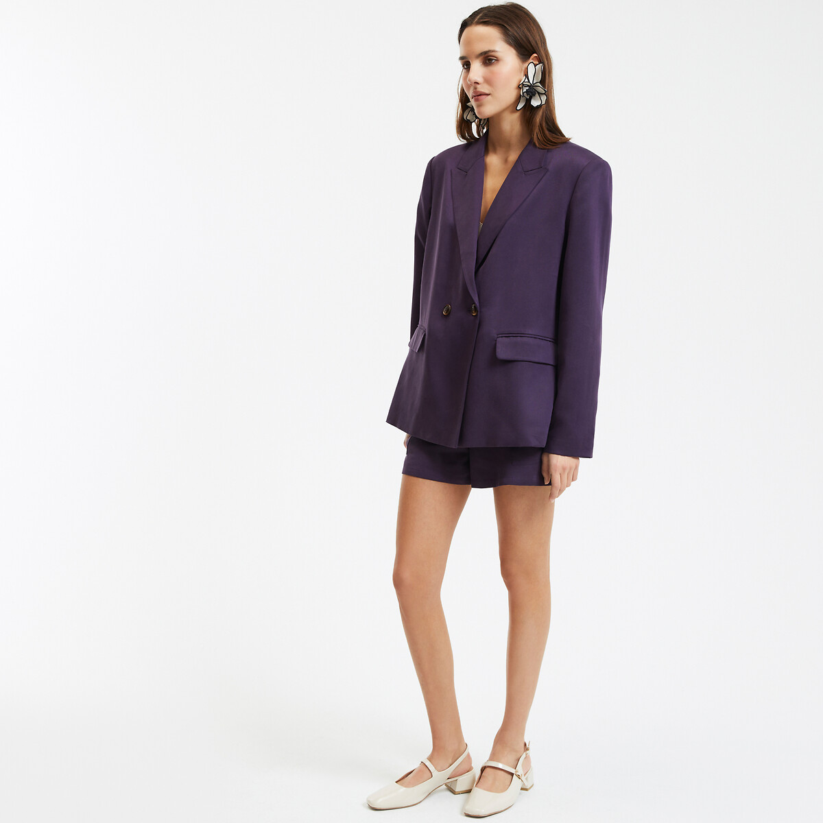 COLEÇÕES LA REDOUTE<br>Bermudas cargo em liocel