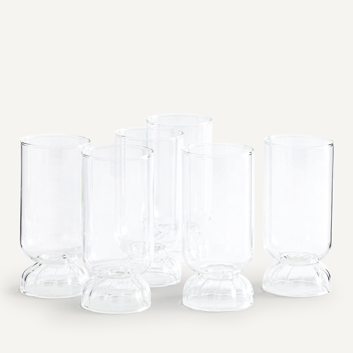 AM.PM<br>Conjunto de 6 copos altos, Pegasus