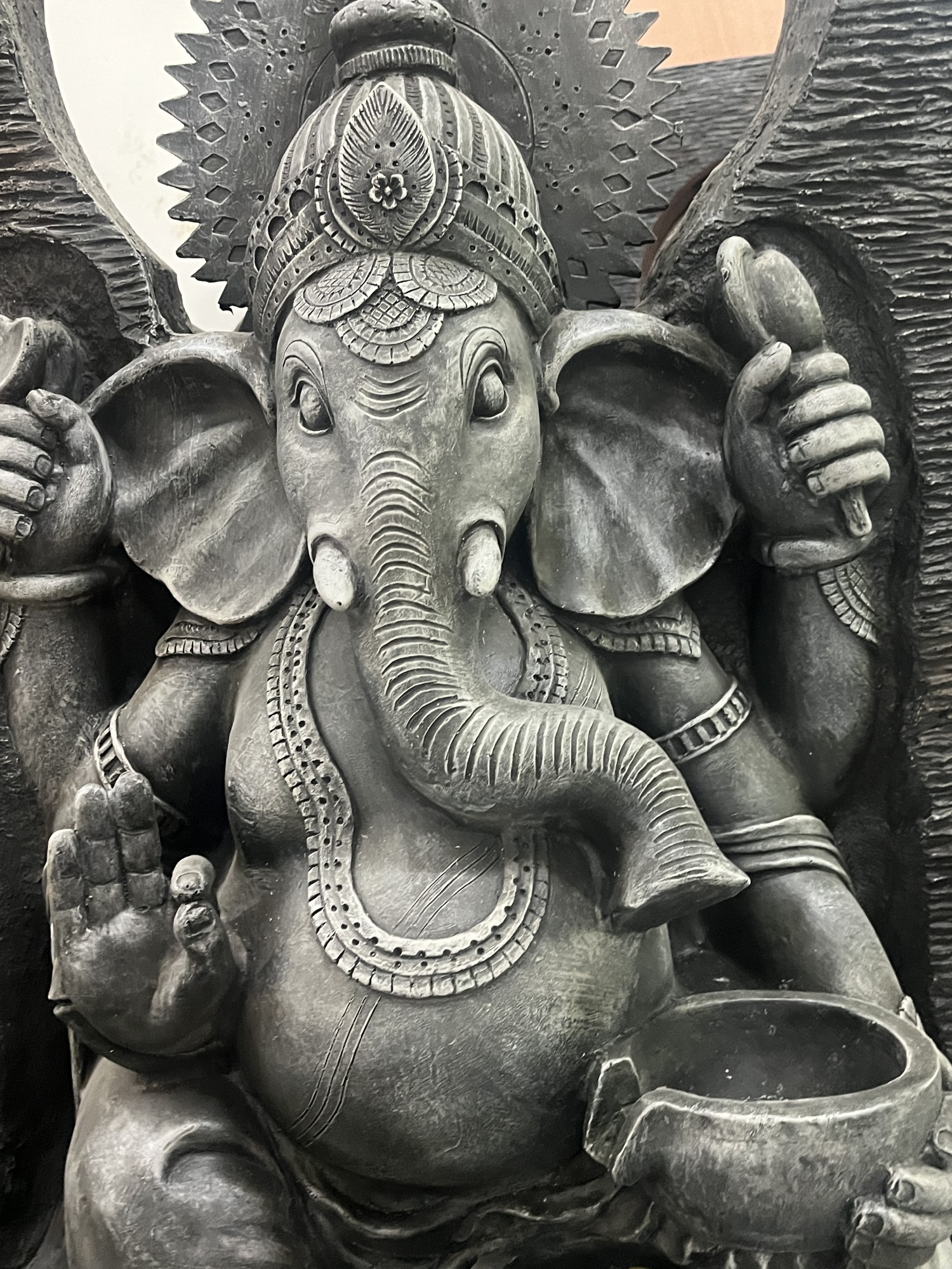 Outdoor Wasserspiel 'Ganesha', mit Beleuchtung, H 148 cm B 75,5 cm, L 45,5 cm günstig bestellen