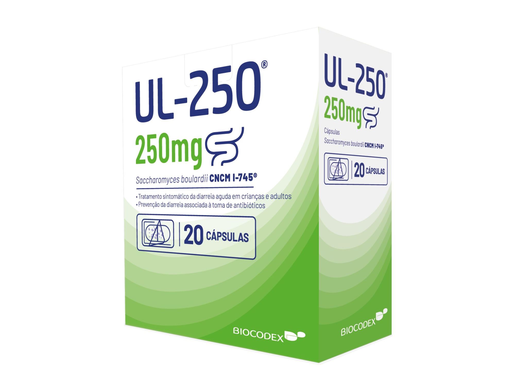 CÁPSULAS ULTRA LEVURE 250MG 20UN