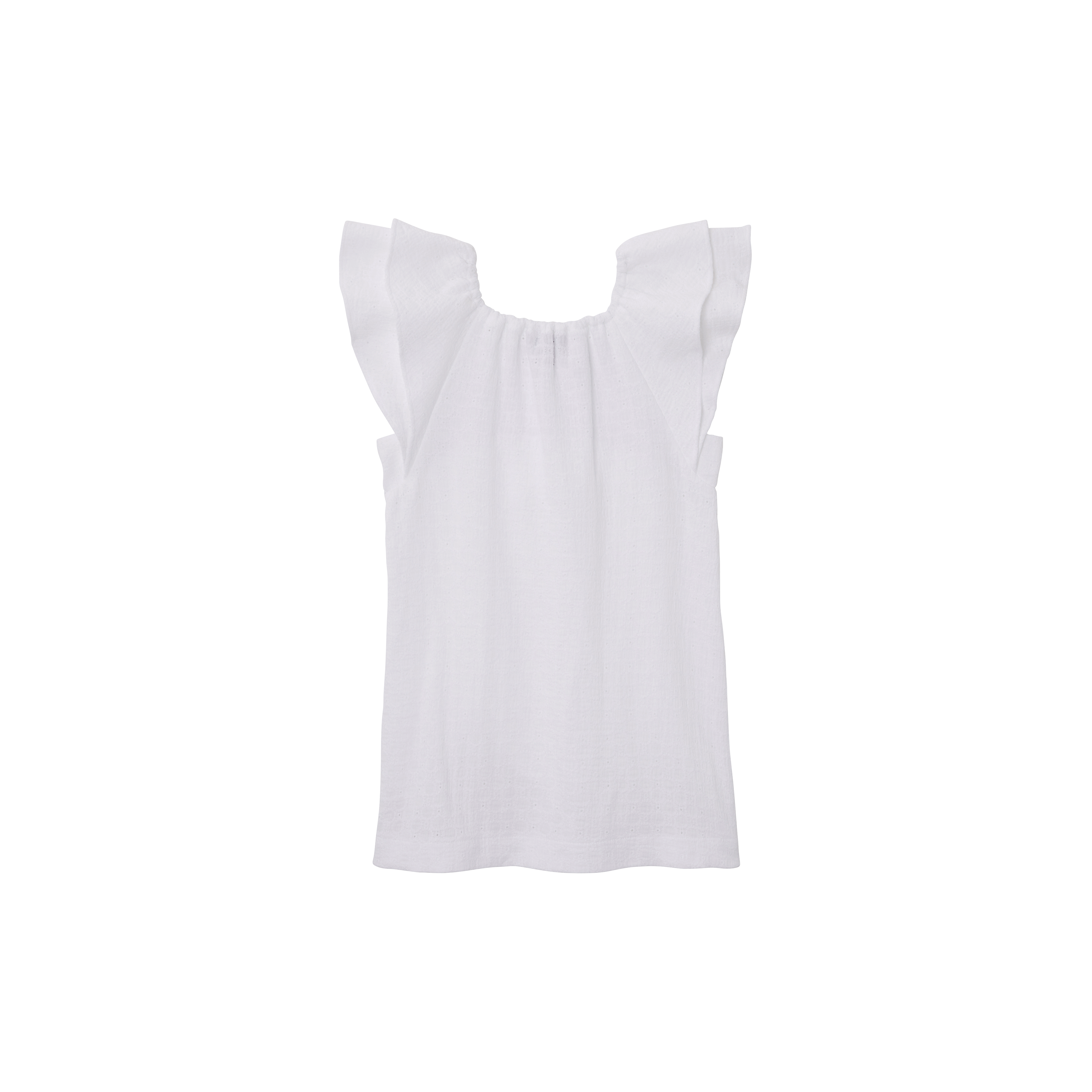 Robe en coton fille Tortue brodée