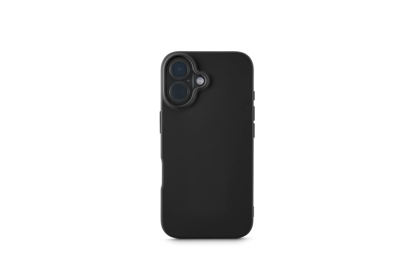 Back Cover Fantastic Feel Schwarz für iPhone 16Hama Fantastic Feel Handy-Schutzhülle 15.5 cm (6.1