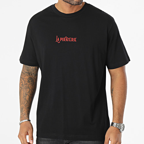 Tee Shirt Oversize Garde Le Cap Noir Rouge