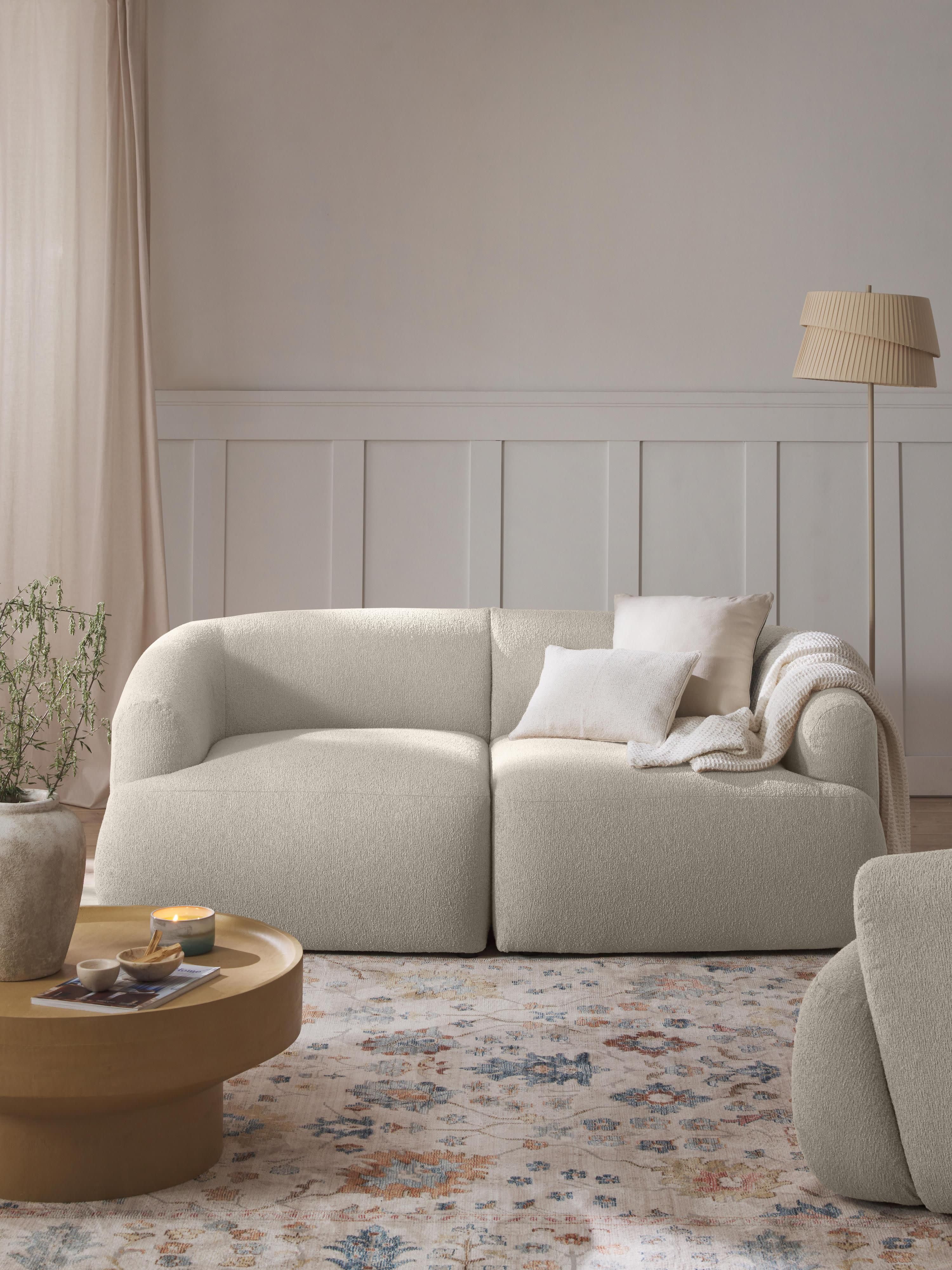 Modulaire bouclé bank Sofia (2-zits)