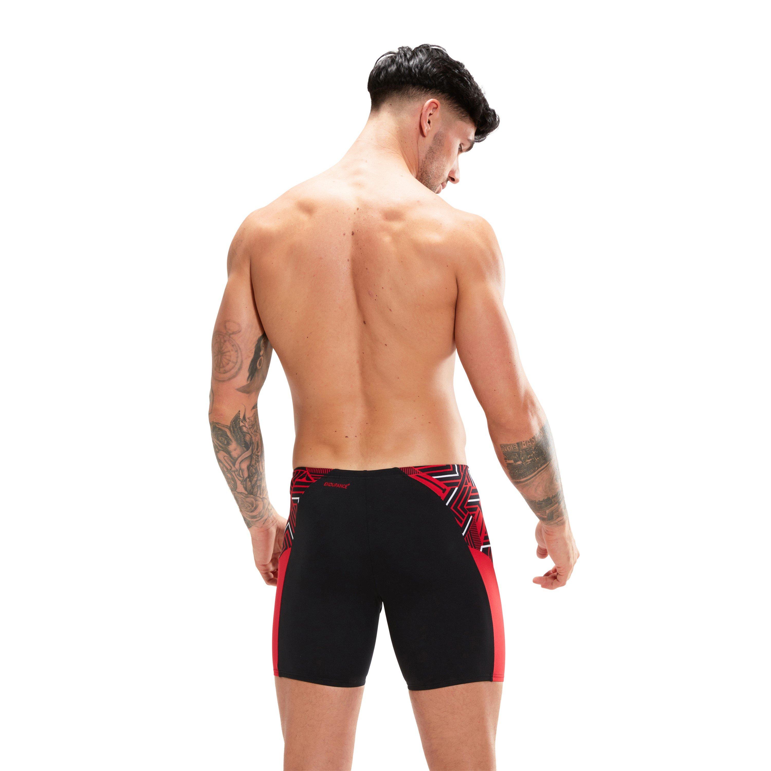 Speedo Splice Mid Jammer Shorts Mens