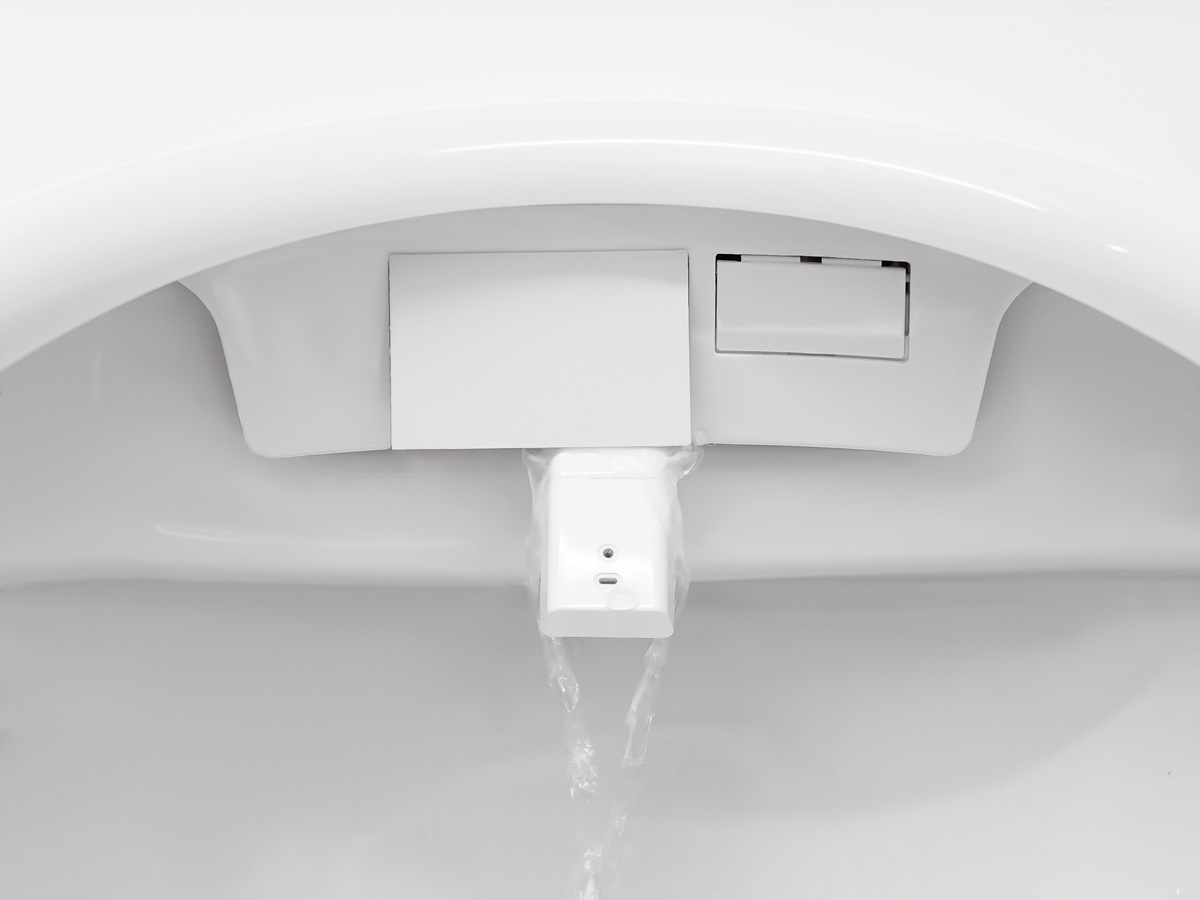 Clou Clever douche wc met turboflush en softclose zitting wit glans