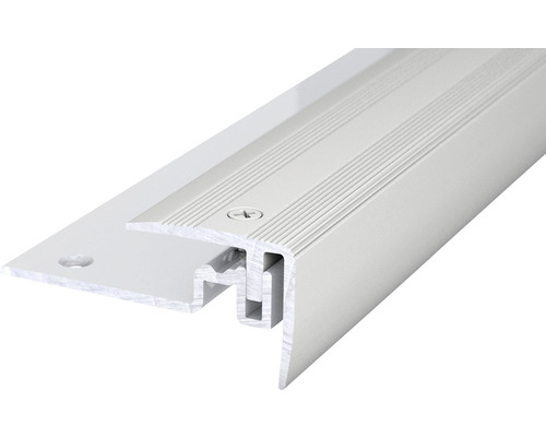 Traprandprofiel aluminium PS 400 zilver 30x25x1000mm