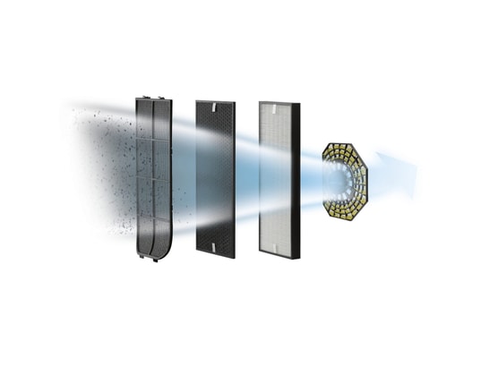 ROWENTA - Purificateur d'air 140m² connecté - pu6080f0
