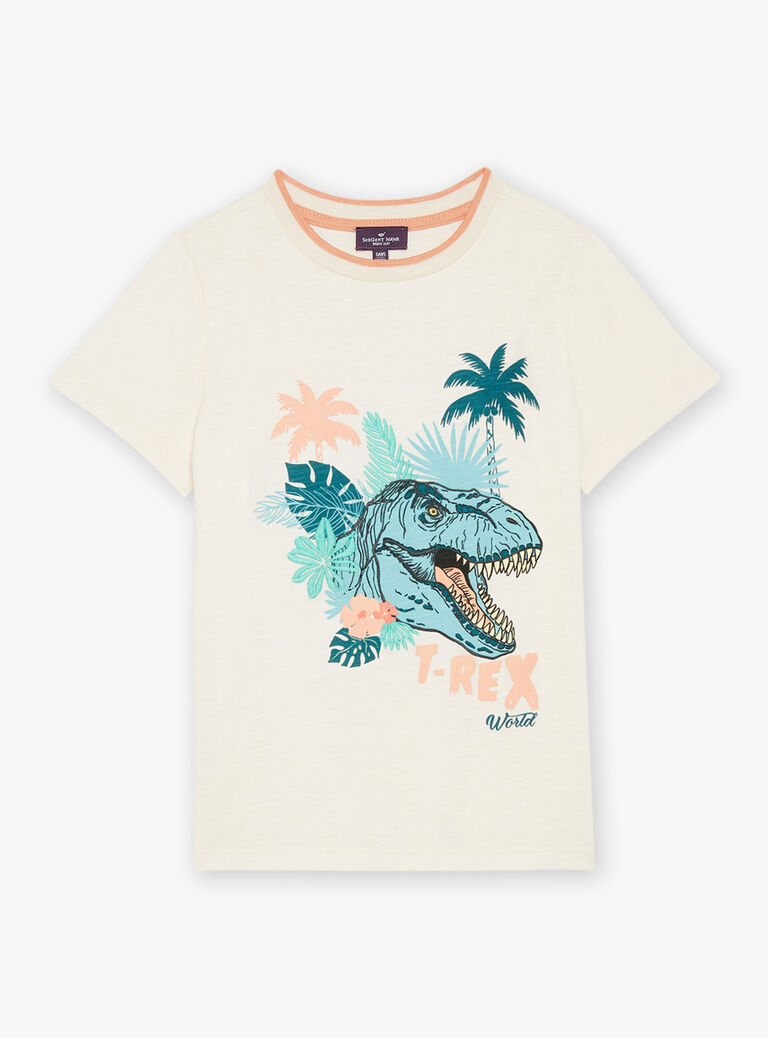 T-shirt à motif dinosaure