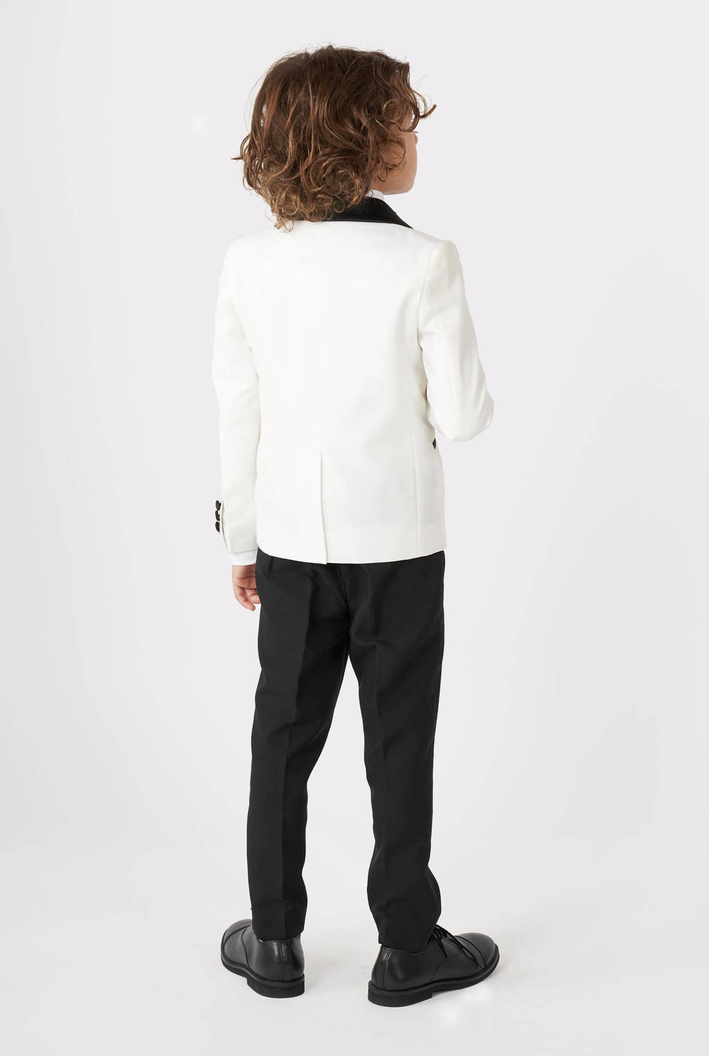 OppoSuits colbert Pearly White wit/zwart