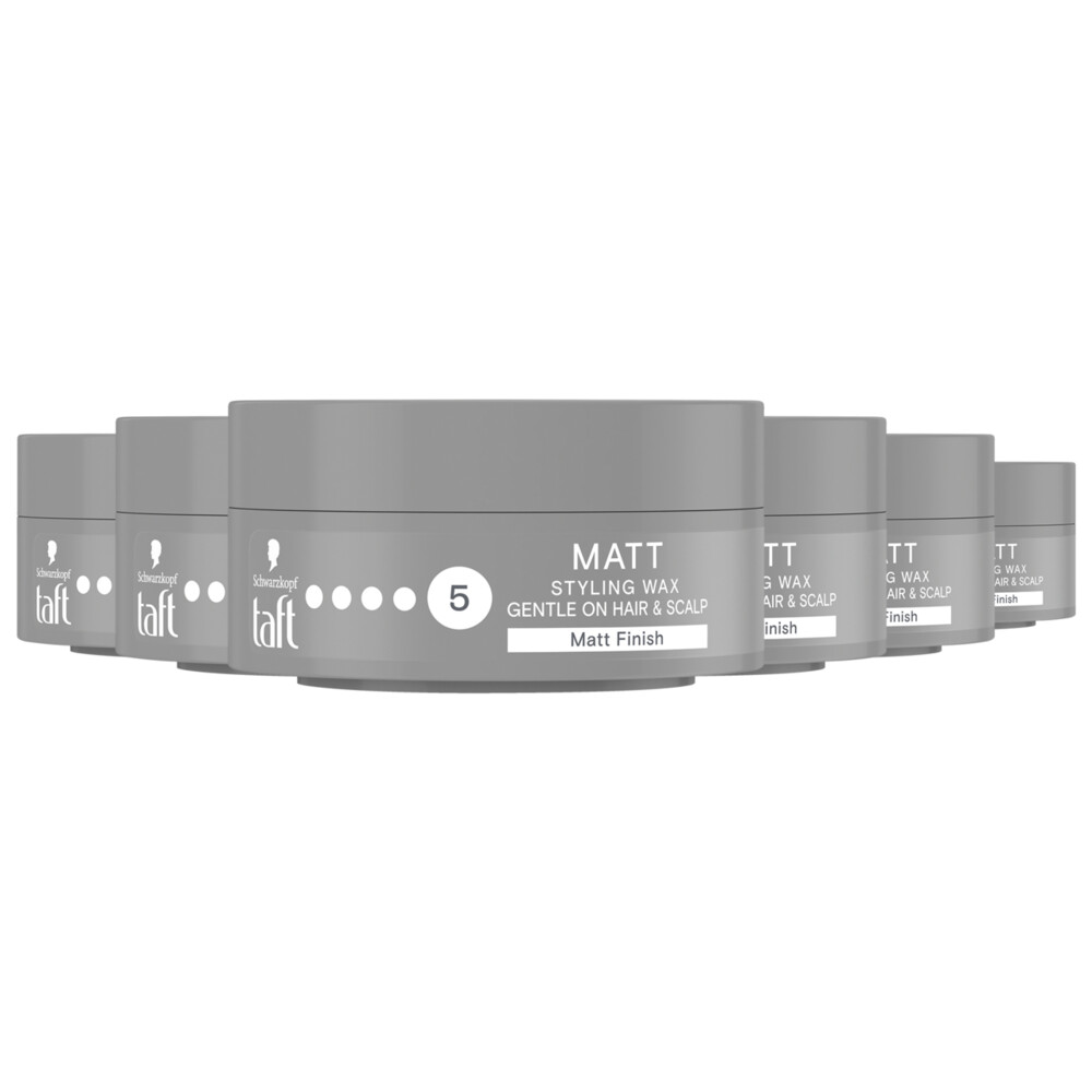 6x Taft Matt Wax75 ml