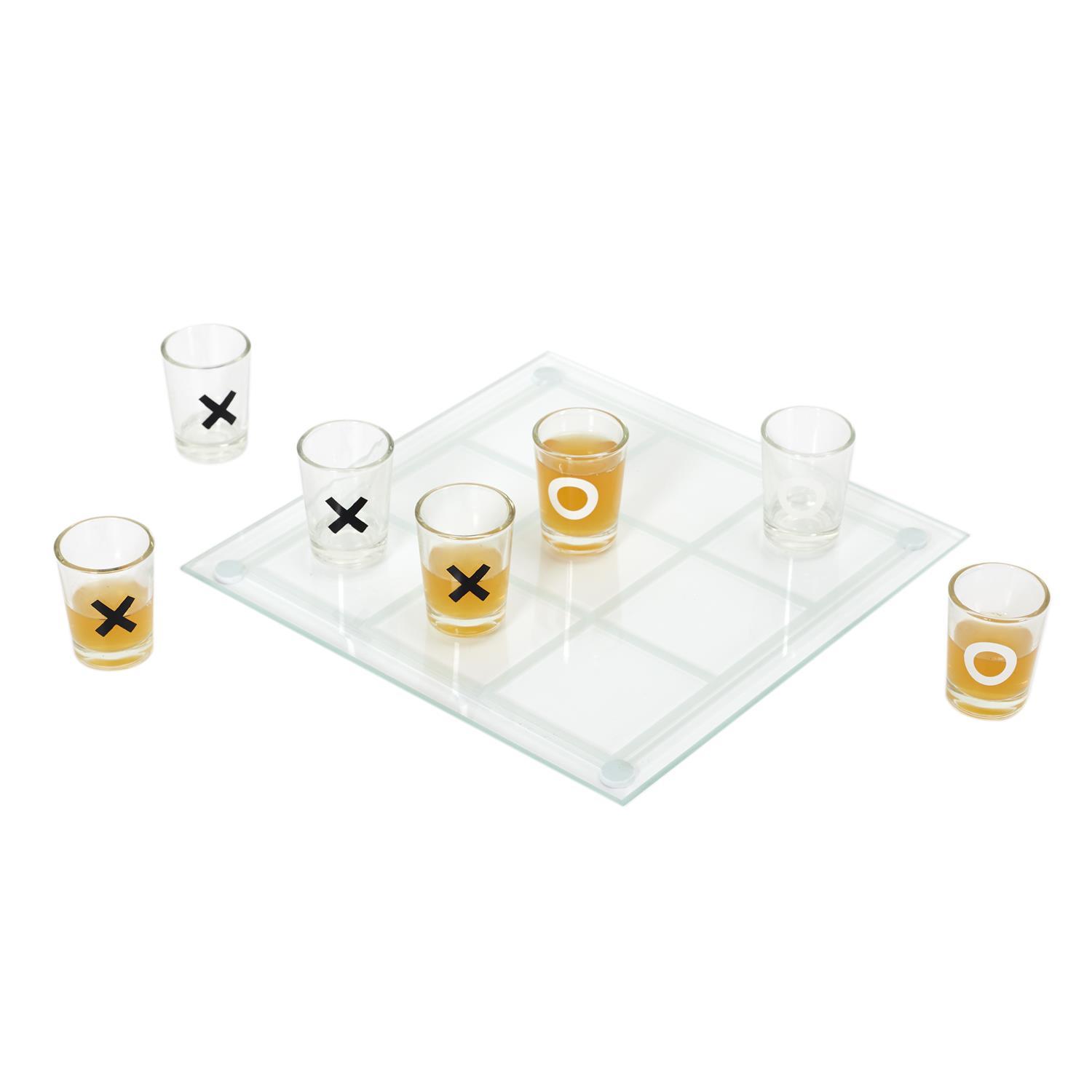 JEU A BOIRE TIC TAC TOE VERRE SHOT X9 VERRES