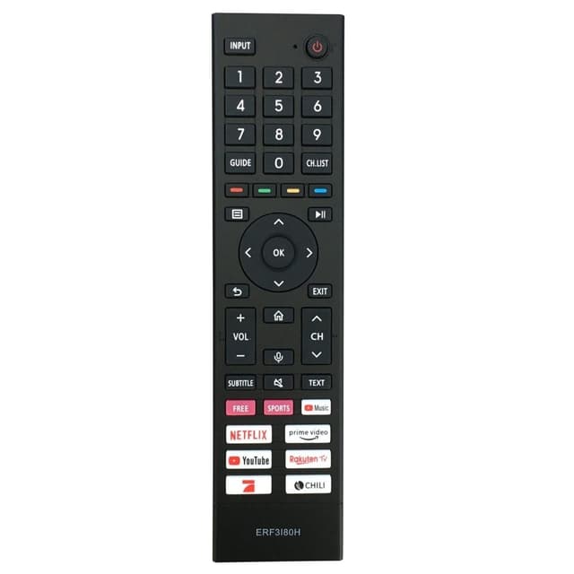 TV fjernbetjening Erstatning for ERF3I80H Til Hisense TV