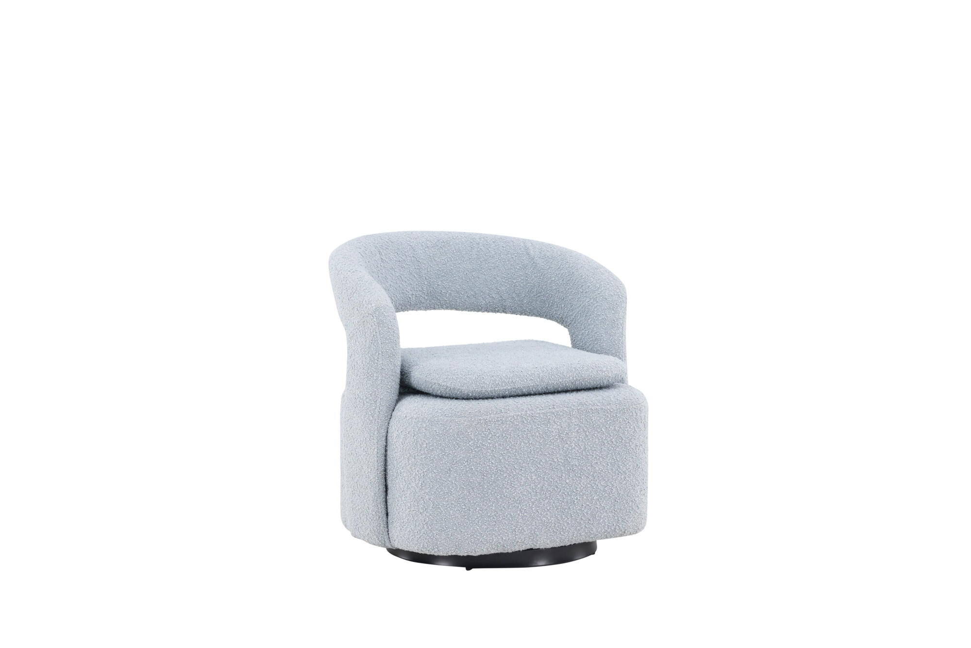 Akando Fauteuil - Licht blauw bouclé