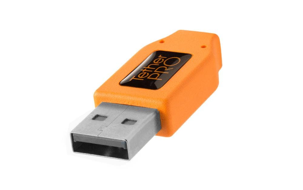 Kabel TetherPro USB 3.0 zu USB-C, 0.5 m OrangeUSB 3.0 Anschlusskabel