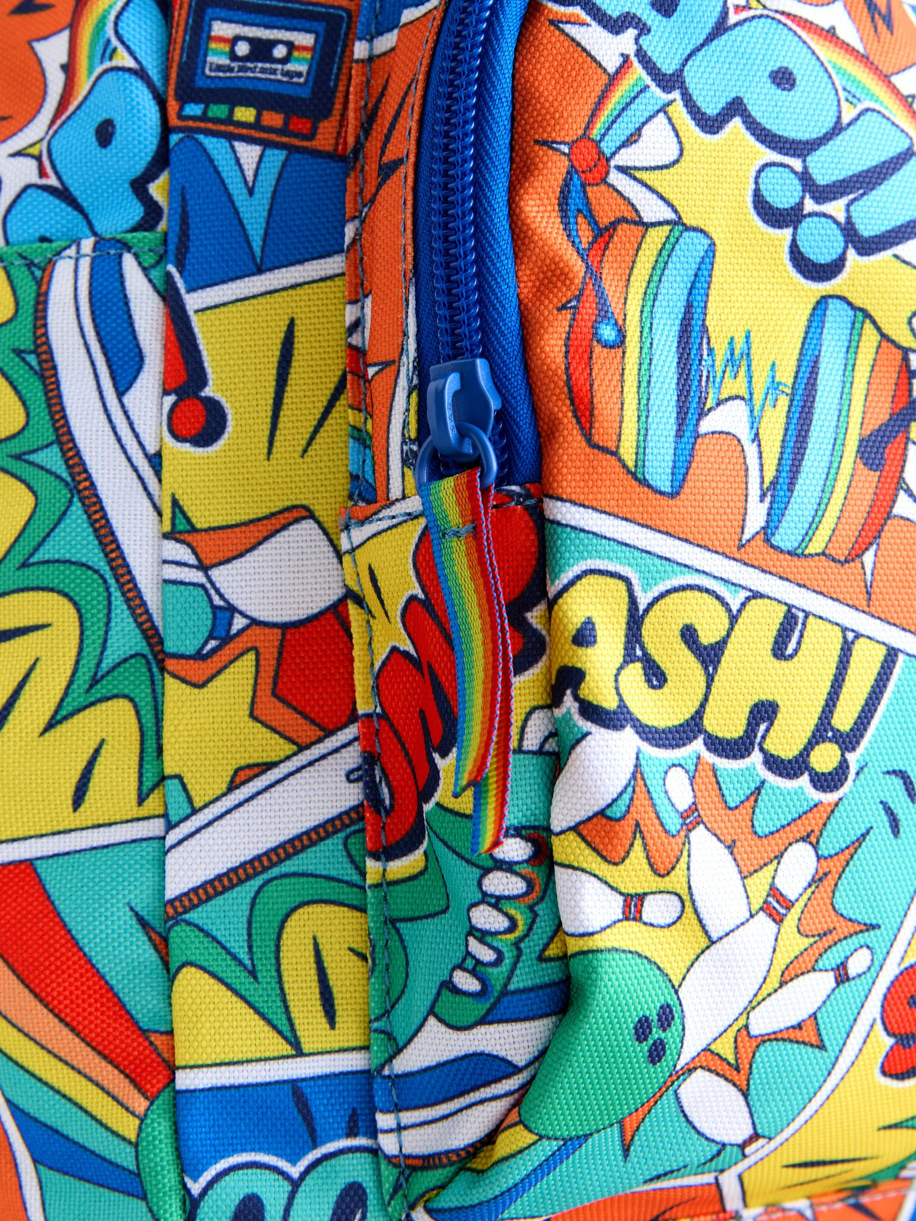 Little Bird by Jools Oliver Back To School Rainbow Comic Backpack