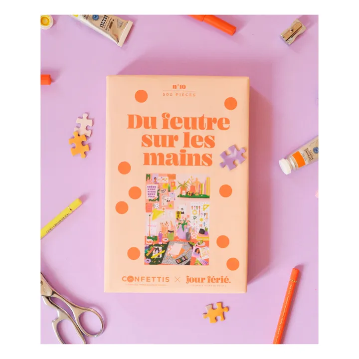 Jour Férié Puzzle Feutre sur les mains - 500 pièces