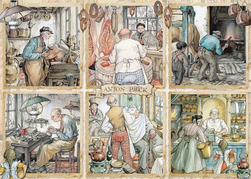 Anton Pieck Craftmanship Puzzel (1000 Stukjes)