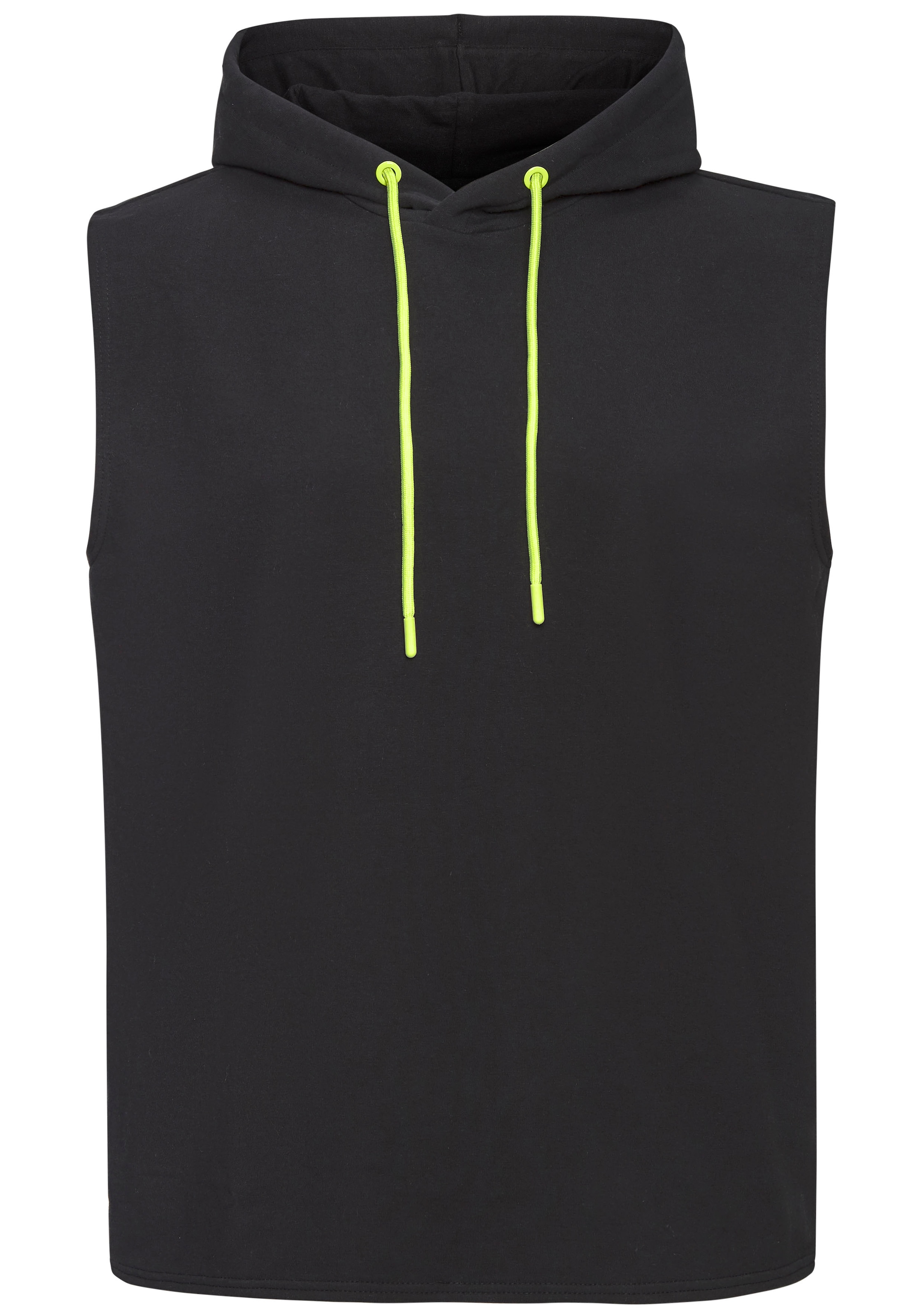 Le Jogger Performance Kapuzensweatshirt , ohne Ärmel und mit kontrastfarbenen Details