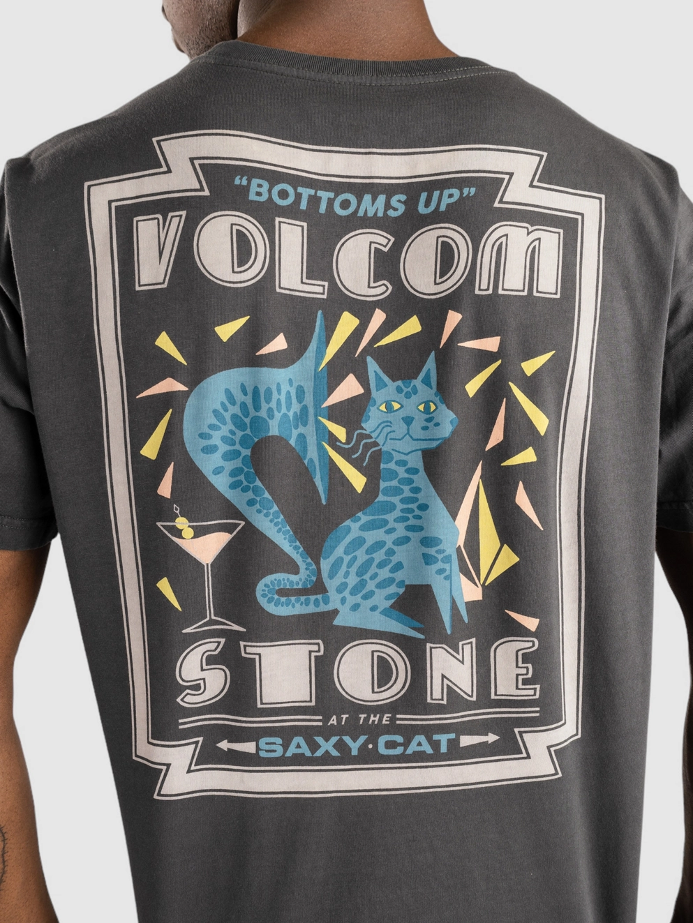 Volcom Saxy Cat T-Shirt stealth