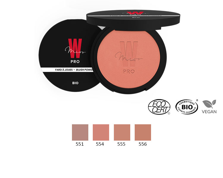 Miss W Pro - Fard à Joues BIO 3,3g