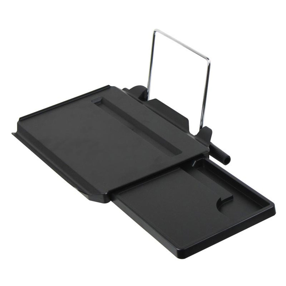 (33x27cm) Praktische Multifunktionale Getränke Laptop Ablage für das Auto Lenkrad - Schwarz