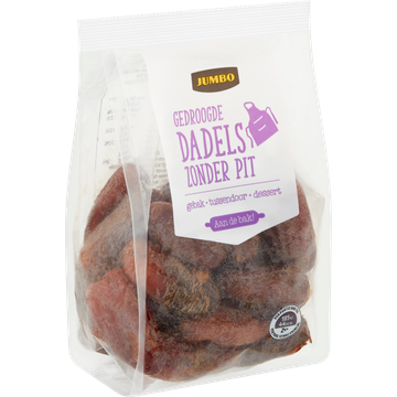 Jumbo Gedroogde Dadels Zonder Pit 250 g