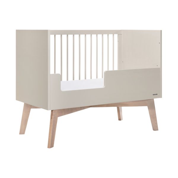 Kidsmill Sixties Ledikant 60 x 120 cm - Oatmeal / Eiken