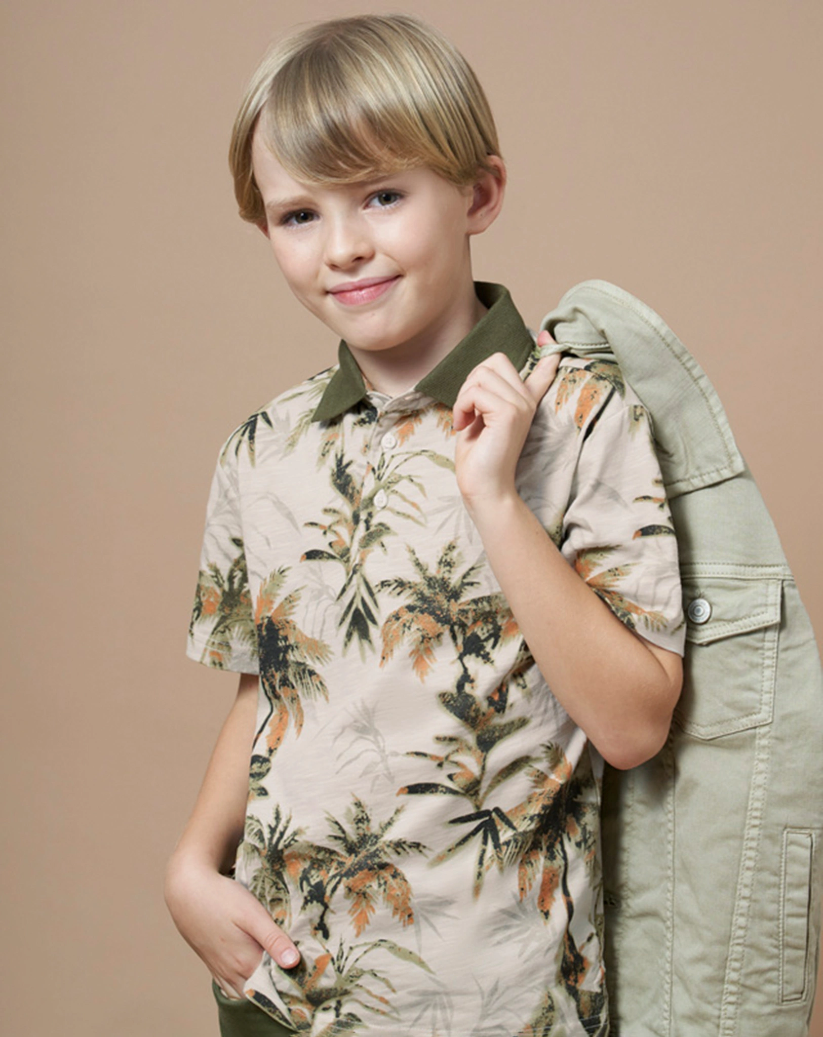 Poloshirt PALMS in jungle