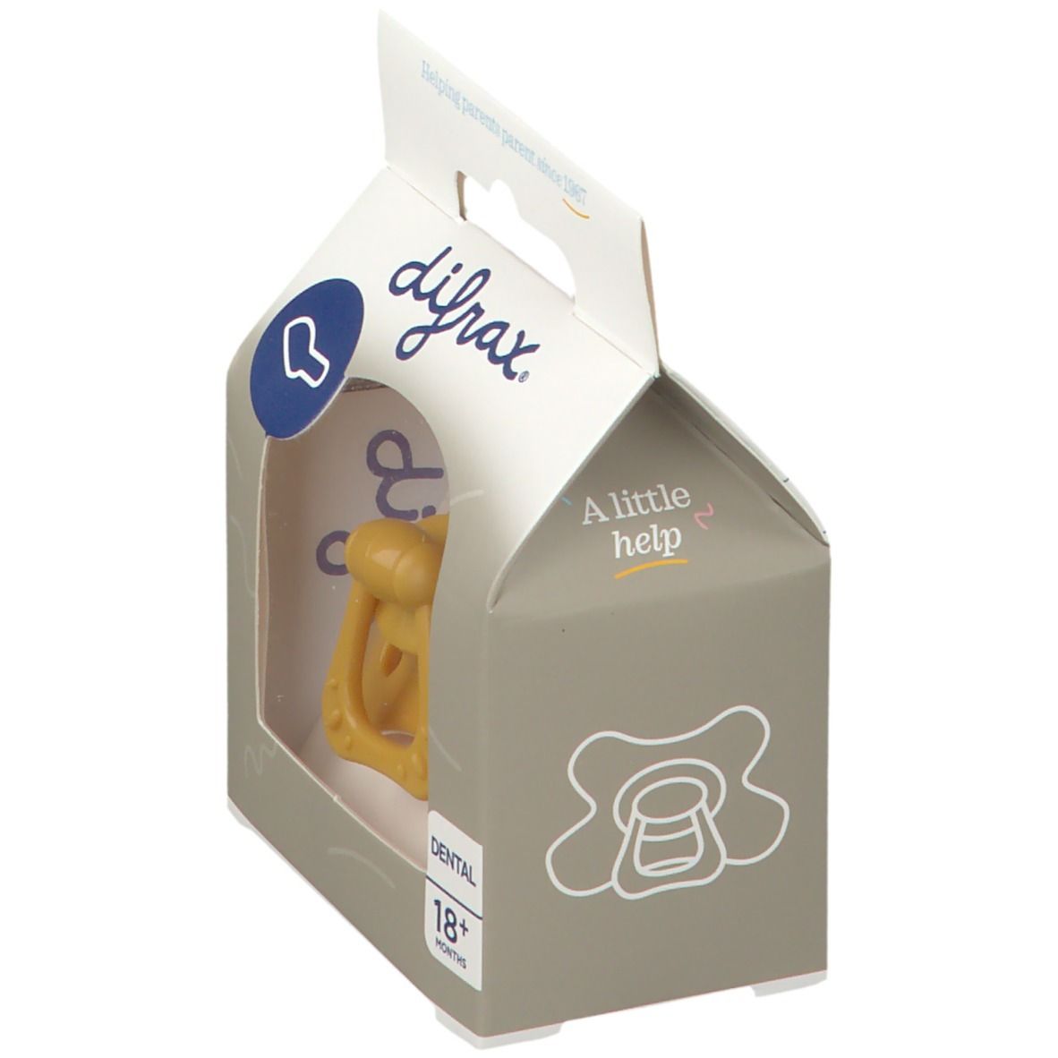 difrax® Dental Schnuller 18+ Monate Honey