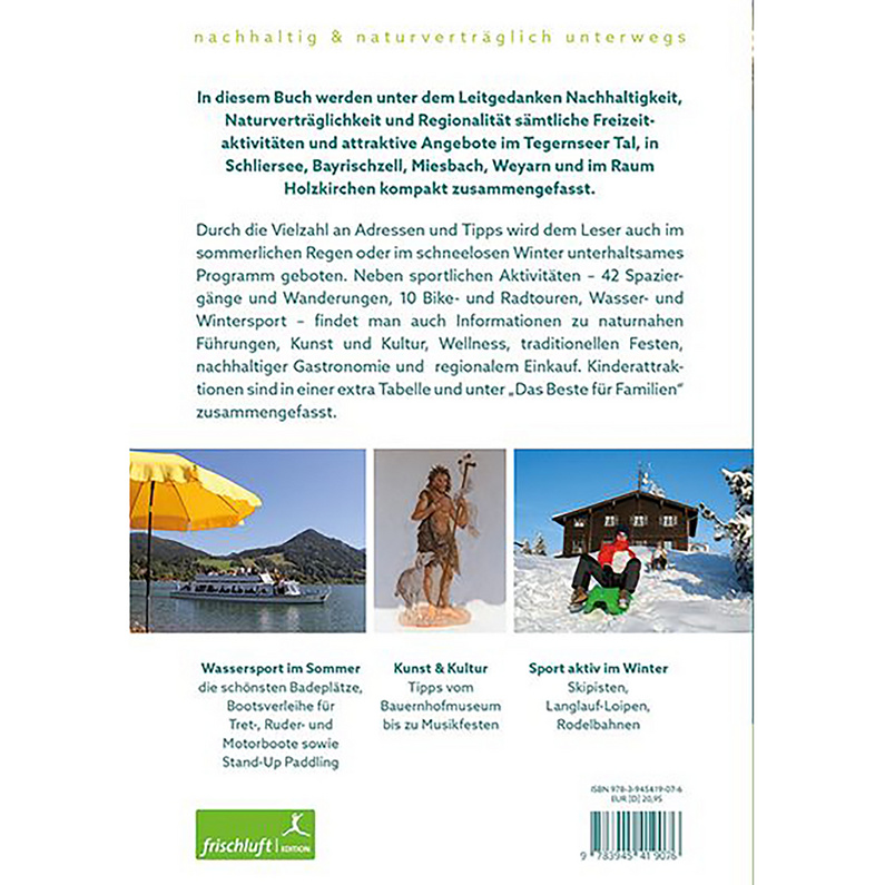 Frischluftedition Regionalführer Alpenregion Tegernsee Schliersee