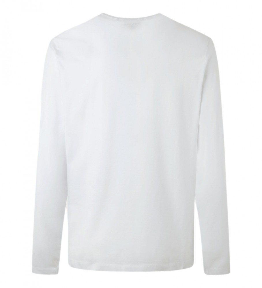 Camiseta Pepe Jeans Original B Sico 2 Longa N branca