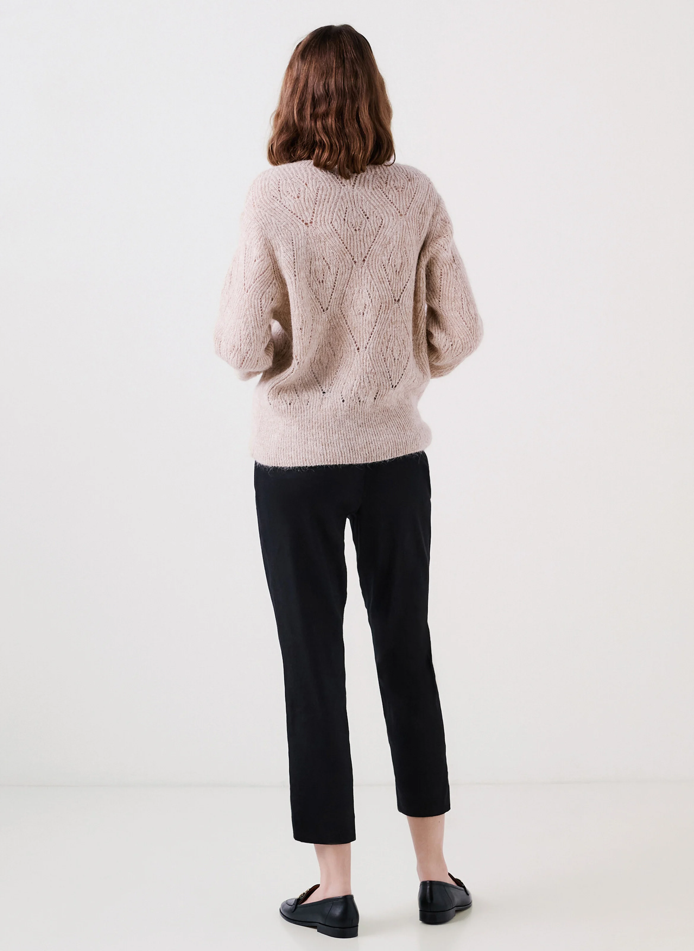 MGORDON - Pull droit col rond | Blanc