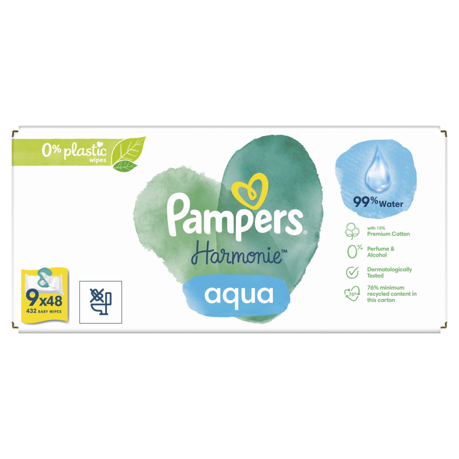 Pampers Harmonie Aqua 9x48 Stück