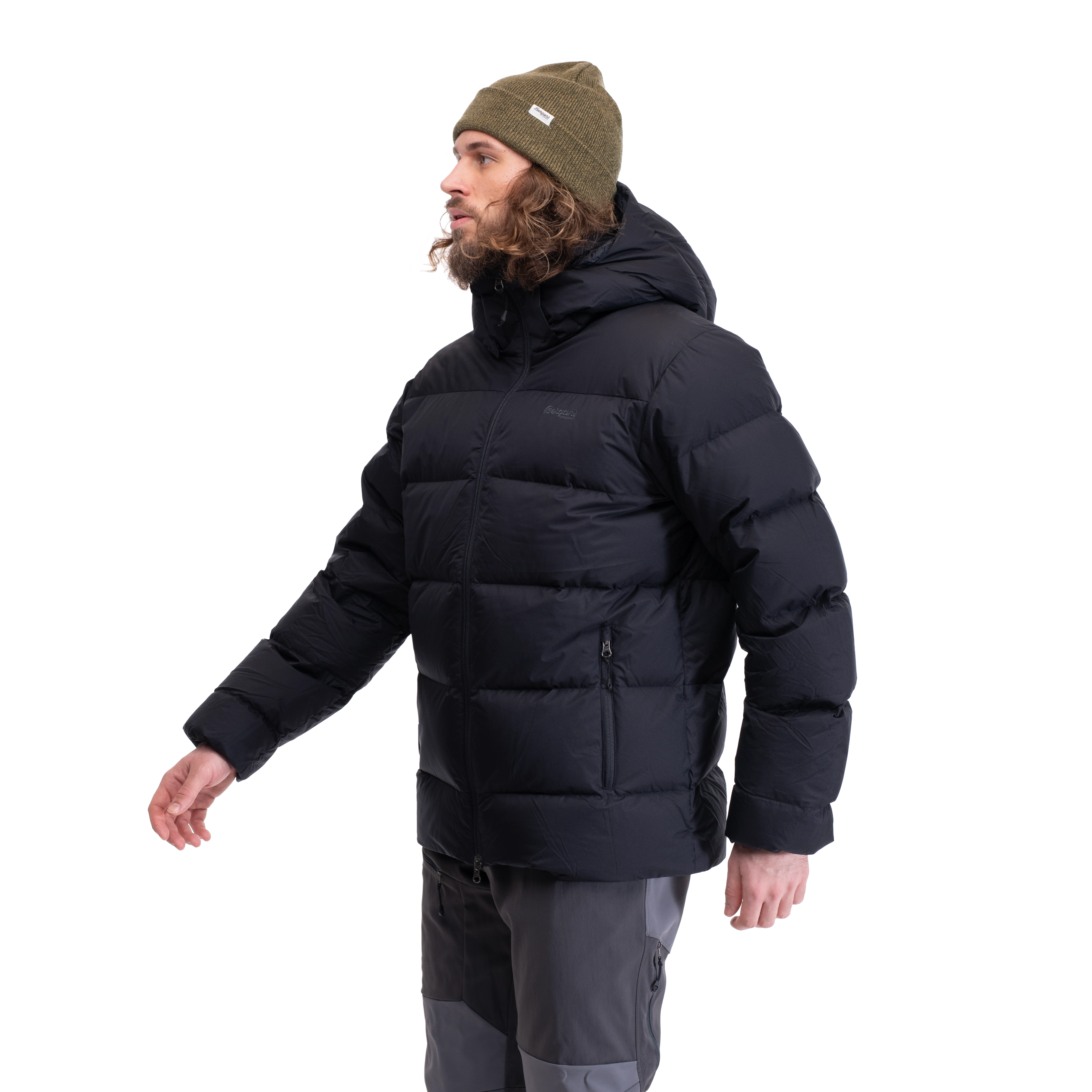 Lava Warm Down Jacket w/Hood Men Black