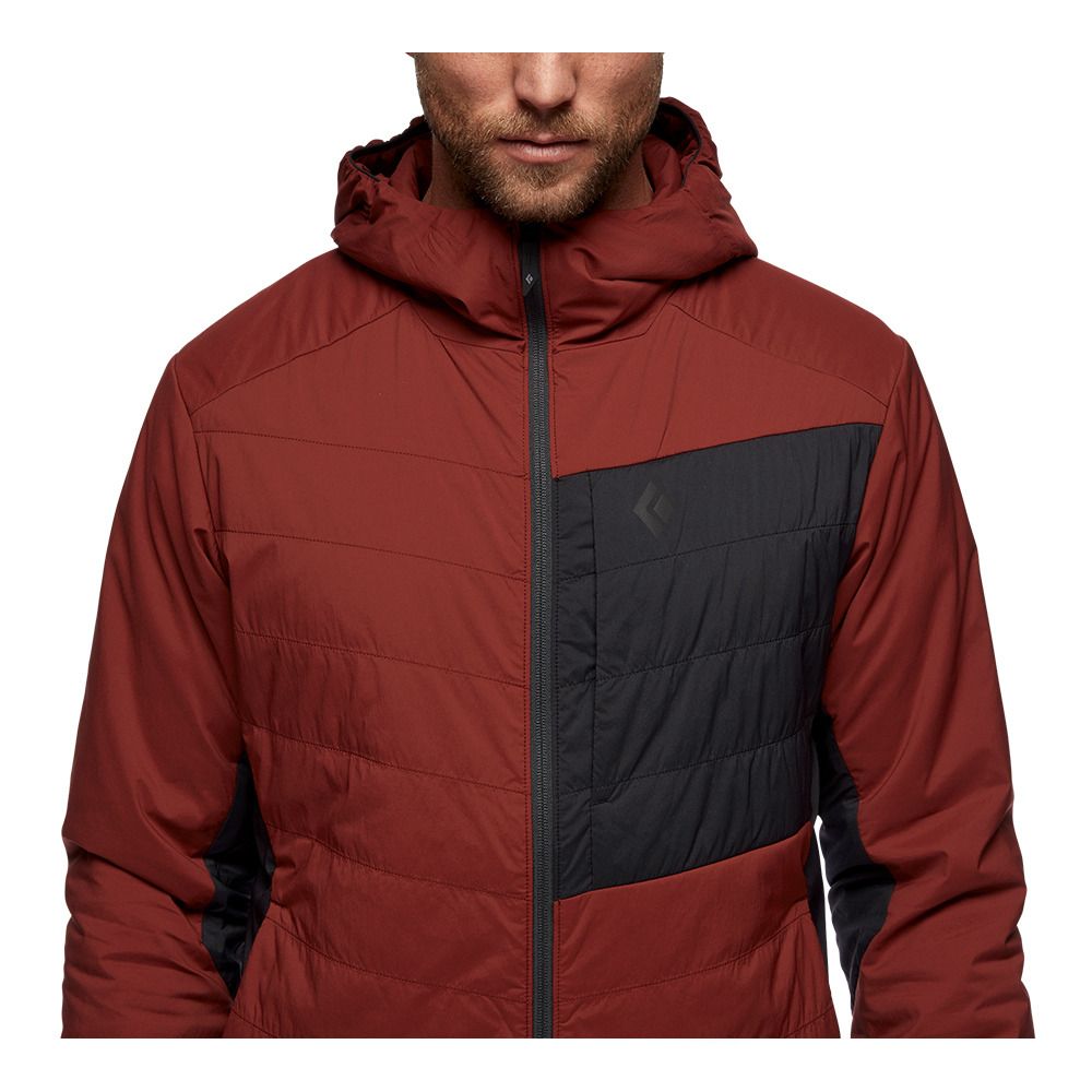 Black Diamond LIGHT STRETCH HOODY - Veste Homme dark crimson/black