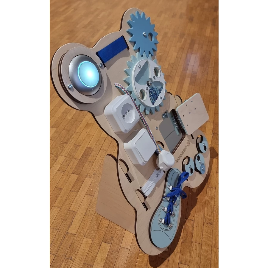 Montessori® Montessori® BAERCHENTEDDYBEAR - BLAUBLUE Montessori® Activity Board Blau